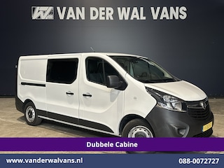 Opel Vivaro 1.6 CDTI 122pk L2H1 *Rijklaar Direct Rijden* Dubbele Cabine Euro6 Airco | Trekhaak | LED | 5-Zits Cruisecontrol, Inrichting, Bluetooh-telefonie