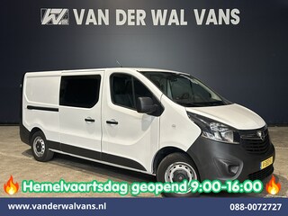 Opel Vivaro 1.6 CDTI 122pk L2H1 *Rijklaar Direct Rijden* Dubbele Cabine Euro6 Airco | Trekhaak | LED | 5-Zits Cruisecontrol, Inrichting, Bluetooh-telefonie