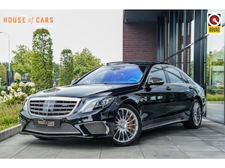 Mercedes-Benz S-klasse 630pk 65AMG Lang |1e lak|2e eigenaar|nieuwstaat|Burmester 3D|night vision|carbon exterieur|carbon interieur|memory|lederen hemel|360 camera|massage stoelen|rearseat entertainment|
