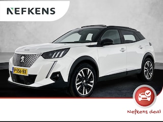 Peugeot 2008 EV GT Pack 50 kWh 136 pk | Navigatie | Elektrisch Glazen Panoramadak | Achteruitrijcamera | Lederen Bekleding | Verwarmde Sportstoelen | Trekhaak | LED Koplampen | Dodehoek Detectie | Adaptieve Cruise Control | 18" Lichtmetalen Velgen | Apple Carplay/Android Auto |