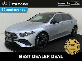 Mercedes-Benz A-klasse 250 e Star Edition AMG Line / Stoelverwarming / 360Graden-Camera / Panaroma-schuifdak / Memory-Stoelen / Multispaaks-Velgen / Night-Pakket /