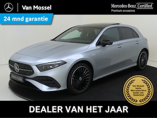 Mercedes-Benz A-klasse 250 e Star Edition AMG Line / Stoelverwarming / 360Graden-Camera / Panaroma-schuifdak / Memory-Stoelen / Multispaaks-Velgen / Night-Pakket /