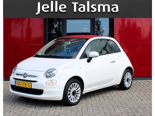 Fiat 500 1.2 Popstar Cabrio | 15" Alu Velgen | USB/Aux aansluiting | Stuurwielbediening Alarm systeem
