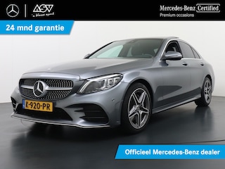 Mercedes-Benz C-klasse 180 AMG Business Solution | Panorama - Schuifdak | Sfeerverlichting | DAB+ Radio | Multibeam LED Koplampen | Digitaal Dashboard | Smartphone Integratie |