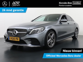 Mercedes-Benz C-klasse 180 AMG Business Solution | Panorama - Schuifdak | Sfeerverlichting | DAB+ Radio | Multibeam LED Koplampen | Digitaal Dashboard | Smartphone Integratie |