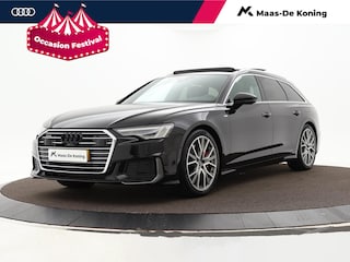 Audi A6 Avant 55 TFSIe 367pk Tiptronic Quattro Competition · S-line · Panoramadak · Elek. Trekhaak · Stoelventilatie · Elek. Voorstoelen · 360 Camera · 20'' Inch ·