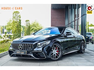 Mercedes-Benz S-klasse Coupé 63AMG 612pk 4MATIC+ Premium Plus |1e lak|Magic Sky|Burmester|360 camera|HUD|memory|nightvision|carbon interieur|AIR scarf|massage stoelen|stoelventilatie + verwarming|