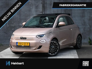 Fiat 500 Cabrio La Prima 42kWh 118pk Automaat LEDER | ADAP. CRUISE | 17''LM | CAMERA | DAB | USB | STOELVERWARMING