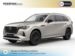 Mazda CX-80 2.5 e-SkyActiv PHEV Homura Plus / Platinum Quartz / Zwart Nappa leder