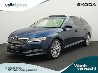 Skoda Superb Combi 1.4 TSI 218 pk iV Laurin & Klement | Panoramadak | Adaptieve onderstelregeling (DCC) | Leder bekleding | Stoelventilatie | Standkachel | 19 inch