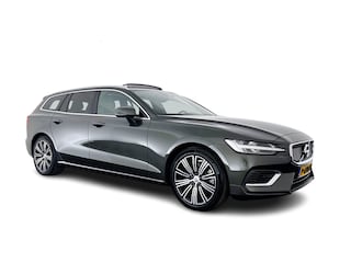 Volvo V60 2.0 T6 Plug-in hybrid AWD Plus Bright (INCL-BTW) *PANO | LUXURY-LEATHER | FULL-LED | DIGI-COCKPIT | NAVI-FULLMAP | HEATED/COOLED-SPORTSEATS | KEYLESS | MEMORY-PACK | ECC | PRIVACY-GLASS | PDC | BLIS | LANE-ASSIST | DAB | CRUISE |