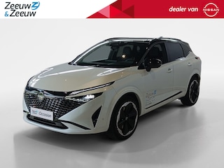 Nissan Qashqai 1.5 e-Power N-Design DEMO*Panoramadak*Cold Pack*Direct beschikbaar*20inch wielen*360grd camera*Parkeersensoren voor en achter*Navigatie*Apple carplay & Android auto*two-tone kleur*