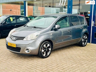 Nissan Note 1.4 Nickelodeon 5 deurs! Navi l Airco ECC l PDC l Cruise l Leder l LM! NL AUTO NAP l 2 eigenaar l Dealer OH!