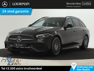 Mercedes-Benz C-klasse Estate 180 Star Edition AMG Line | Nightpakket | Trekhaak | Parkeerpakket met achteruitrijcamera | Spiegelpakket | Comfortpakket Plus | EASY PACK achterklep | Antidiefstalpakket GUARD 360° Plus |