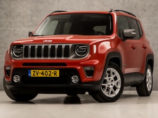 Jeep Renegade 1.3T Freedom 151Pk Automaat (PANORAMADAK, APPLE CARPLAY, GROOT NAVI, STUUR/STOELVERWARMING, LEDER, CLIMATE, CAMERA, SPORTSTOELEN, TREKHAAK, GETINT GLAS, ADAPTIVE CRUISE, NIEUWE APK, NIEUWSTAAT)