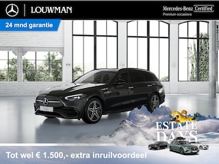 Mercedes-Benz C-klasse Estate 300 e Business Solution AMG | Nightpakket | Trekhaak | Comfortpakket Plus | Parkeerpakket met 360°-camera | KEYLESS GO | Memorypakket | EASY PACK achterklep | USB-pakket plus | Antidiefstalpakket GUARD 360° Plus |