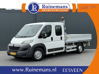 Citroën Jumper 2.2 HDI 150 PK PICK UP / 3 ZIJDIGE KIPPER / L4 MAXI / 1e EIG. / 7 PERS. DUBBEL CABINE / AIRCO / NAVI / CAMERA / 3 TONS TREKHAAK