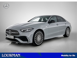 Mercedes-Benz C-klasse 300 e Business Solution AMG | Nightpakket | Trekhaak | Antidiefstalpakket GUARD 360° Plus | Memory voorstoelen | Parkeerpakket met 360°-camera |
