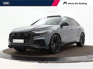 Audi Q8 4.0 TFSI 507pk Tiptronic SQ8 Quattro · Panoramadak · Elek. Trekhaak · Massage · Stoelventilatie · Carbon Interieur · 360 Camera · LED Matrix · 23'' Inch · Alarmklasse 3 & 4 ·