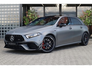 Mercedes-Benz A-klasse 45 S 4MATIC+ | Performance-stoelen, Panoramadak, Driver's Package, Memory, Stoelverwarming, Burmester, Night-pakket