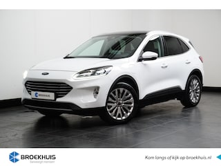Ford Kuga 2.5 PHEV Titanium X | ALLE OPTIES! | Wegklap Trekhaak | Pano-dak | Camera V+A | Head-Up Display | Full Adaptive LED | Elektrische Klep | Automatisch Inparkeren | 19 Inch | Winter-pack | 100% Dealer Onderhouden