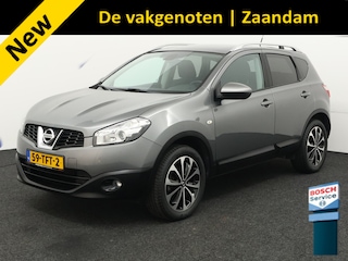 Nissan Qashqai 1.6 Connect Edition airco navi panodak roofrail bleutooth getint glas autom licht lmvelg elk jaar onderhoud gehad. trekhaak 1200 kg 117PK
