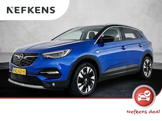 Opel Grandland X SUV Ultimate 130 pk Automaat | Navigatie | Achteruitrijcamera | Parkeersensoren Voor en Achter | Verwarmde Comfortstoelen | Trekhaak | Elektrische Achterklep met Sensor | Dodehoek Detectie | Adaptieve Cruise Control | 18" Lichtmetalen Velgen | Apple Carplay/Android Auto |