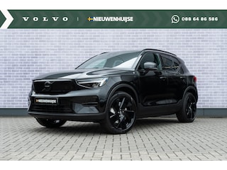 Volvo EX40 Black Edition Plus Extended Range | Op voorraad | Warmtepomp | 20" | Donker glas | Premium Audio