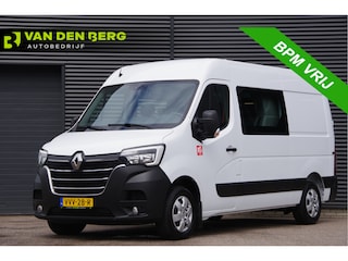 Renault Master T35 2.3 dCi 150PK L2H2 RED, DC-7P, TREKHAAK, CAMERA, CRUISE, NAVI, AIRCO, PARKEERSENSOREN, NL AUTO, NAP, DUBBELE CABINE