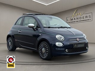 Fiat 500 0.9 TwinAir T Riva 2017 BLAUW | Schuifdak | Display | Benzine