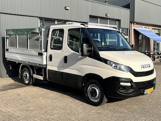 Iveco Daily 35S11D 2.3 DC 7 persoons 3500kg trekgewicht Airco Euro 5 Pick-up Open laadbak Bakwagen 1e eiegenaar P-up