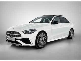 Mercedes-Benz C-klasse 300 e Business Solution AMG | Trekhaak | Nightpakket | Parkeerpakket met 360°-camera | Memorypakket | Dodehoekassistent | Antidiefstalpakket GUARD 360° Plus | USB-pakket | Spiegelpakket | KEYLESS GO |