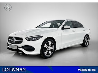 Mercedes-Benz C-klasse 300 e Business Solution | Trekhaak | Spiegelpakket | Parkeerpakket met achteruitrijcamera | KEYLESS GO startfunctie | GUARD 360 ° Vehicle protection Plus | Stoelverwarming voor | Zitcomfortpakket | USB-pakket |
