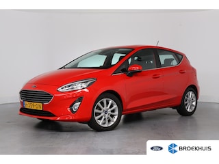 Ford Fiesta 1.0 EcoBoost Titanium | 1e Eigenaar! | Navi By App | Clima | Parkeersensoren | Lichtmetalen Velgen | Cruise Control | DAB