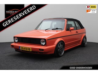 Volkswagen Golf Cabriolet 1.8 MK1 1991 1.8 20VT TURBO | KMS | DOWNPIPE | PORSCHE Remklauwen | PORSCHE C2 Velgen | Lederen bekleding