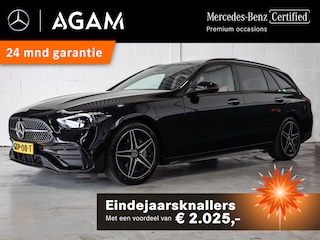 Mercedes-Benz C-klasse Estate 180 AMG Line Premium | Panorama dak | Trekhaak