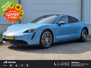 Porsche Taycan Performance accu plus 84 kWh / 1e Eigenaar / Dealer Onderhouden / Comfortstoelen voor met Memory Pakket / Comfortstoelen achter / Luchtvering PASM / Adaptief Cruise Control / Panorama dak / Park Assistent met Camera / Ijsblauw Metallic /