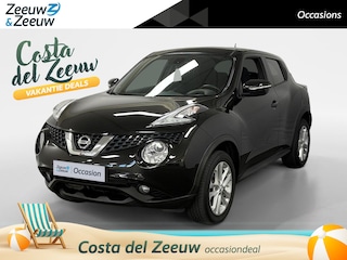 Nissan Juke 1.6 N-Connecta AUTOMAAT AIRCO NAVI BLUETOOTH CRUISE CONTROL ACHTERUITRIJ CAMERA LM VELGEN MOOIE AUTO DEALER ONDERHOUDEN PAS 15000KM