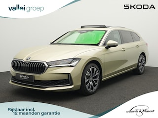 Skoda Superb Combi 1.5 TSI 204 pk DSG PHEV Laurin & Klement | Panoramadak | Trekhaak | adaptieve onderstelregeling(DCC) | Leder | CANTON sound | Stoelventilatie | 18 inch