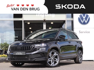 Skoda Karoq 1.5 TSI 150 pk DSG ACT Sportline Business | Zwenkbare Trekhaak | LED | Navigatie | Camera | Stuurverwarming | 4x Stoelverwarming | Adaptive cruise | Digital Cockpit |