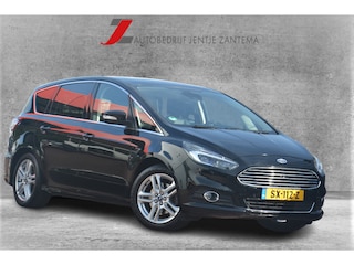 Ford S-MAX 2.0 Vignale Volle S MAX met oa leren bekleding camera cruise dode hoek sensor stoelverwarming camera afneembare trekhaak navigatie automatisch inparkeren Sony audio pdc elektr verstelbare stoelen memory