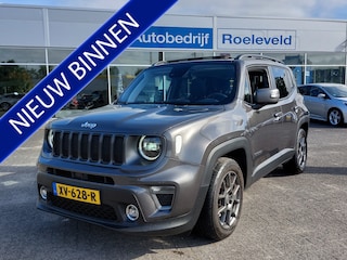 Jeep Renegade 1.3T 150pk Automaat Freedom | Navi | Apple Carplay+Android Auto | Clima | Adap.Cruise | Panorama Schuifdak | Lederen Bekleding | Keyless Entry | Dodehoek+Rijstrooksensor | Pdc+Camera | 17''lm