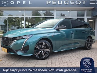Peugeot 308 Sw GT Mild Hybrid 145PK e-DCS6 Automaat, Rijklaarprijs, 360° parkeercamera Handsfree kofferklep AGR-stoelen incl. Massagefunctie en verwarming