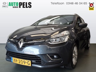 Renault Clio Estate 0.9 TCe Intens Navigatie, Achteruitrijcamera, Clima controle, Cruise controle,  Lm velgen 16'',Elek ramen V/A, Xenon, Pdc, Deels leder/sportstoelen, Full options!! Bovag afleverpakket 695,-