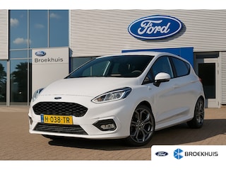 Ford Fiesta 1.0EB ST-Line | NL-AUTO! | 1 EIGENAAR | WINTERPACK | PARK SENS | LED | CRUISE | NAVI CLIMA | 17" LMV