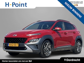 Hyundai Kona 1.6 GDI HEV X Line | 18'' Lmv Bi-color | Apple Carplay & Android Auto | Achteruitrijcamera | Cruisecontrol | Donker getint glas | Keyless entry | Parkeersensoren voor & achter |