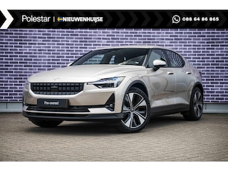 Polestar 2 Long Range Single Motor 78 kWh | Pilot lite pack | Trekhaak | Adaptieve cruise control | 360 camera | Elektrische stoelverstelling | Onderhoudscontract 3 jaar / 50.000km | Dode hoek waarschuwing |