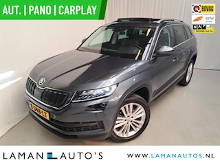 Skoda Kodiaq 1.5 TSI 150pk DSG Business Edition Aut. | Pano Open Dak Leder/Alcantara CarPlay Canton 19" Sirius LMV ECC Navi LED ACC Camera Side Assist Metallic | Voorschoten