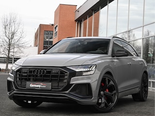 Audi Q8 55TFSI 340PK Quattro 4W-best Indiv-Nardo RS-Zetels Softclose Lucht Tr-Haak VOL!