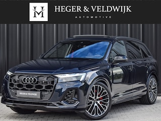Audi Q7 60 TFSI e QUATTRO PRO LINE S COMPETITION | S-SEATS | PANORAMADAK | ADAPTIVE CRUISE | TREKHAAK | HEAD-UP | AMBIANCE INTERIEUR | STOEL MASSAGE + VENTILATIE | CARBON INLEG | 360 CAMERA | 4 WHEEL STEERING | AMBIANCE PACK | SOFT-CLOSE | AKOESTISCH GLAS | B&O